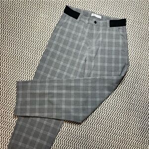 Zara Gray Plaid Men's Pants